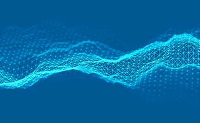 Woice wave background EPS 10 Vector. Abstract sound wave vector. Woman voice pulse frequency.