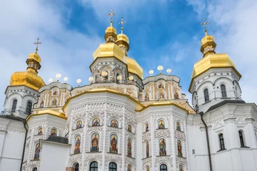 Zelfklevend Fotobehang Orthodoxe christelijke kerk in het Klooster van Kiev Pechersk Lavra, Kyiv © Mazur Travel