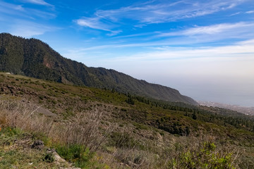 Fototapeta na wymiar Volcanic slope on the island of Tenerife