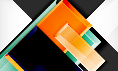 Colorful square and rectangle blocks background