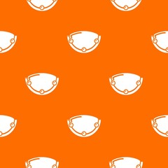 Oval lamp pattern vector orange for any web design best