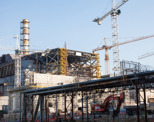 Construction of New Safe Confinement at Chernobyl