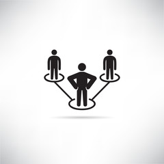 people network, people connection icon