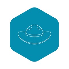 Sea hat icon. Outline illustration of sea hat vector icon for web