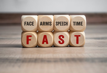 FAST Test Face Arms Speech Time - Gesicht, Arme, Sprache, Zeit