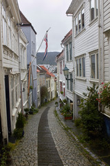 Bergen - city on Norway’s southwestern coast, surrounded by mountains and fjords, including Sognefjord, the country’s longest and deepest.