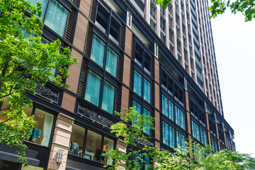 (東京都ｰ都市風景)丸の内おしゃれな洋風ビル１