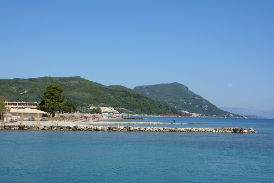 K&uuml;ste bei Messonghi, Korfu