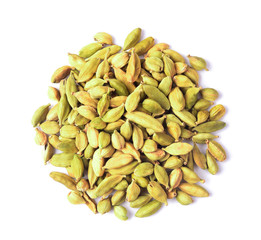 cardamom isolated on white background