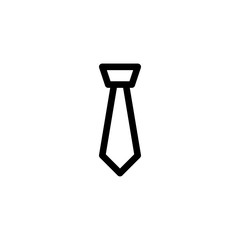 tie icon for employee symbol. simple clean line art professional business management concept vector illustration design.
