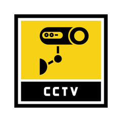 CCTV security camera sign