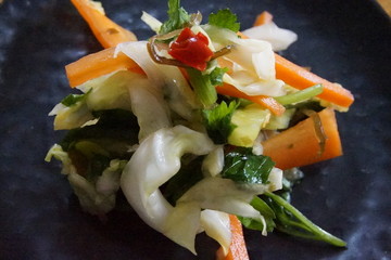 日本の家庭料理野菜の漬物
