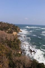 福島県いわき市三崎公園の海岸