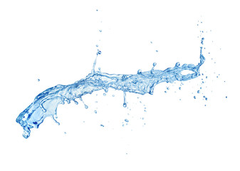 water splash isolated on white background