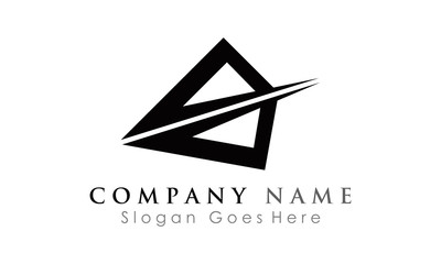 Naklejka premium arrow logo vector