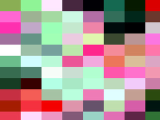 Colorful squares mosaic illustration, creative vivid design