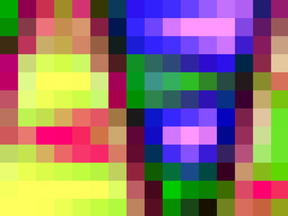 Colorful vivid abstract background with squares