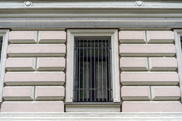 Fototapeta premium window with bars in an old building
