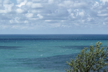 view from the height of the sea turquoise