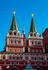 Fototapeta na wymiar Iberian Gate and Chapel near Red Square in Moscow