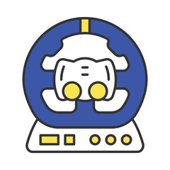 Gaming accessory color icon