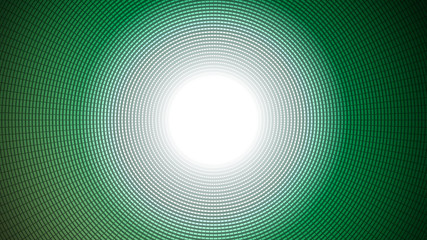 Abstract glowing tunnel. Rectangle arranged in a circle. Colorful background. Vector illustration.