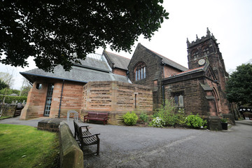 Fototapeta na wymiar St Peter's Parish Church, Liverpool