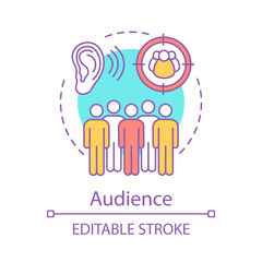 Audience concept icon