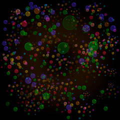 Colored bubbles