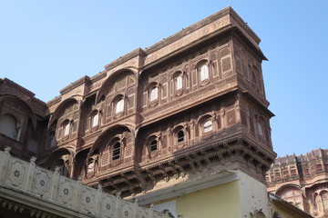 Obraz premium Old architecture style in India