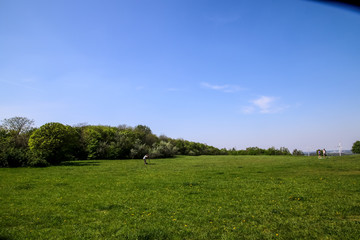 Obraz premium Ruhr area panorama view