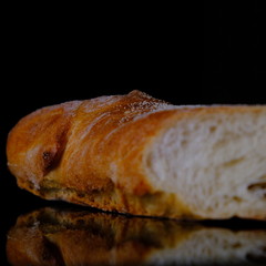 Bread baked background