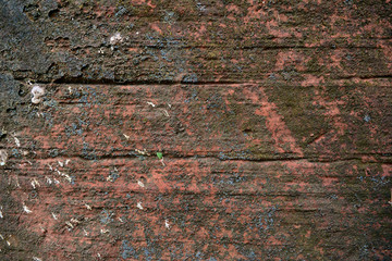 the old rocks textures and the deterioration  from water  eroded