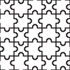Black and whitel pixel puzzle