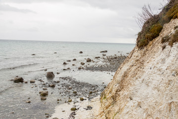 Fototapeta na wymiar Mon, Denmark - white cliffs