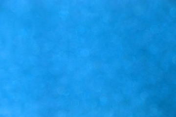 Abstract blue bokeh background for christmas, Celebration concept.