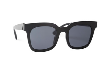 Black sunglasses isolated on white background with clipping path.