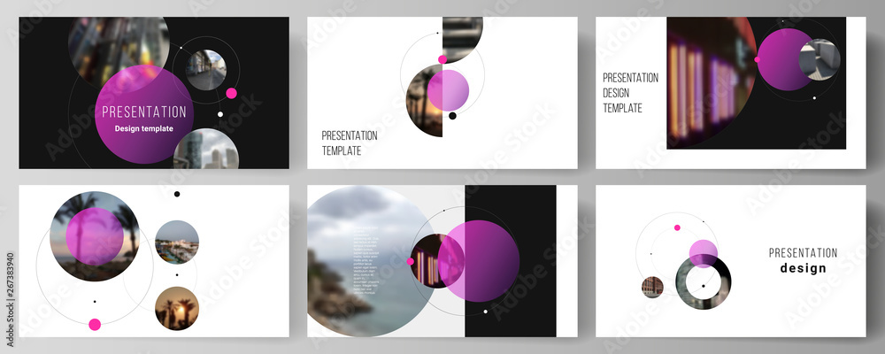 Poster the minimalistic vector layout of the presentation slides design business templates. simple design f