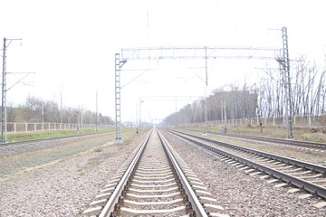 railway in city