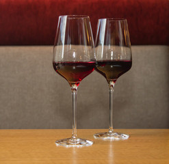 glass of red wine