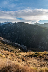 Parque natural granada sierra nevada al fondo. 