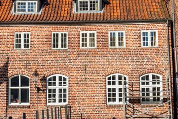Naklejka premium Old house in Ribe - Denmark