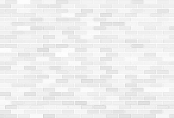 White brick wall vector background