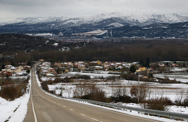 road in mountains