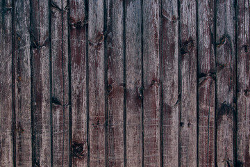 Obraz premium old wooden plank wall with vertical lines