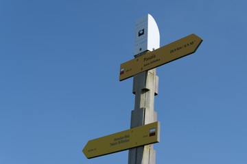 Panneau sentier littoral