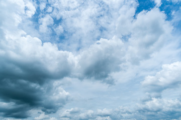 Obraz premium dark storm clouds with background,Dark clouds before a thunder-storm.