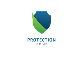 Shield icon. Vector flat style illustration Abstract business security Agency logo template. Logo concept of antivirus, protection, insurance, privacy, guard.