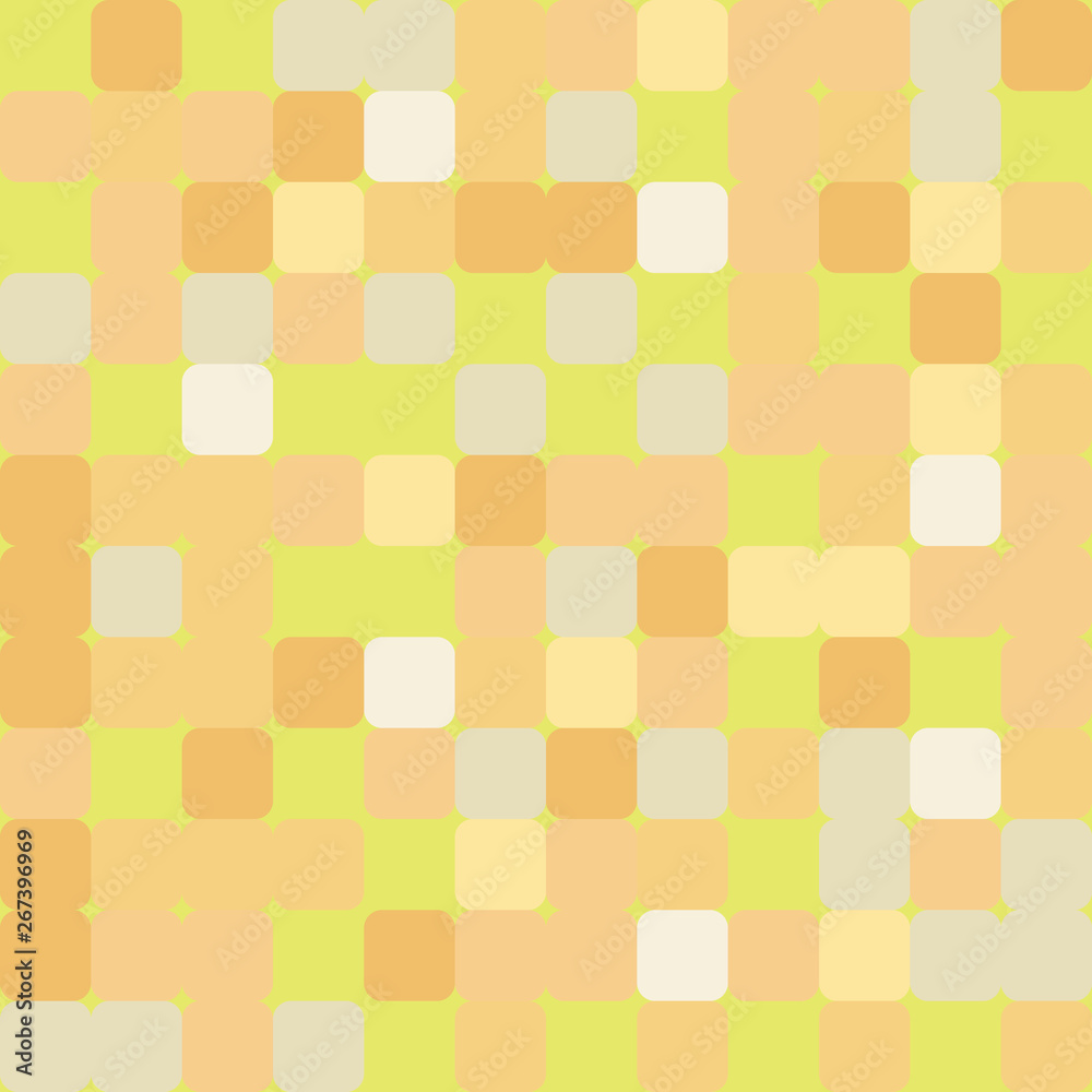 Poster geometric shapes background. squares mosaic seamless pattern . vector geometric background.