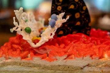 Catering sweets, dessert buffet, various kinds of cakes on event or wedding reception